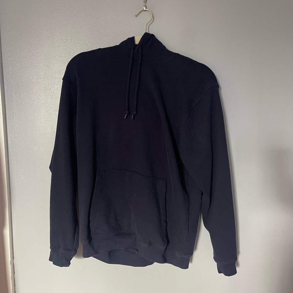 GAP basic soft navy cotton hoodie size S